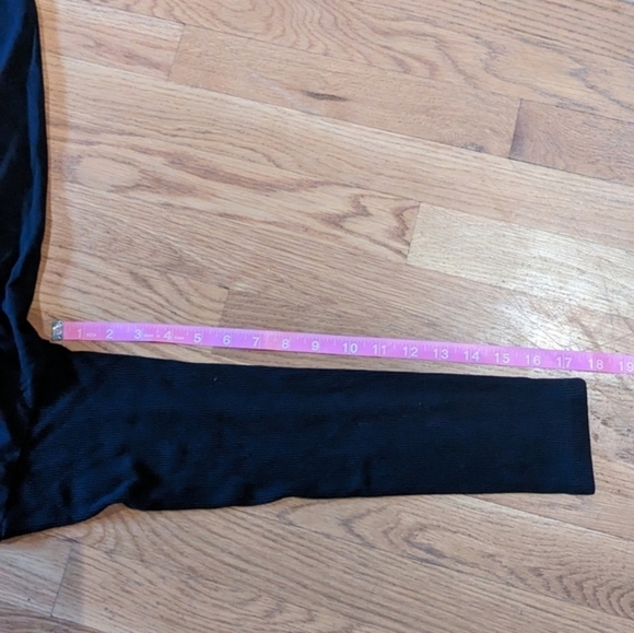 Banana Republic Baby Terry Medium Black‎ Open Front Cardigan w/ Pockets - Picture 7 of 10